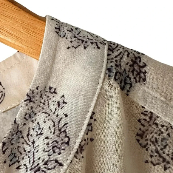 Rebecca Taylor Long Sleeve 3/4 Button Up Blouse - Picture 4 of 15